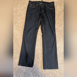 White House Black Market Dark Blue Straight Leg Jeans